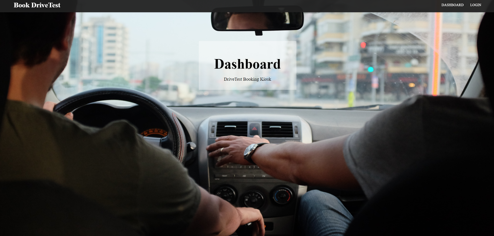 Drivetest Booking System