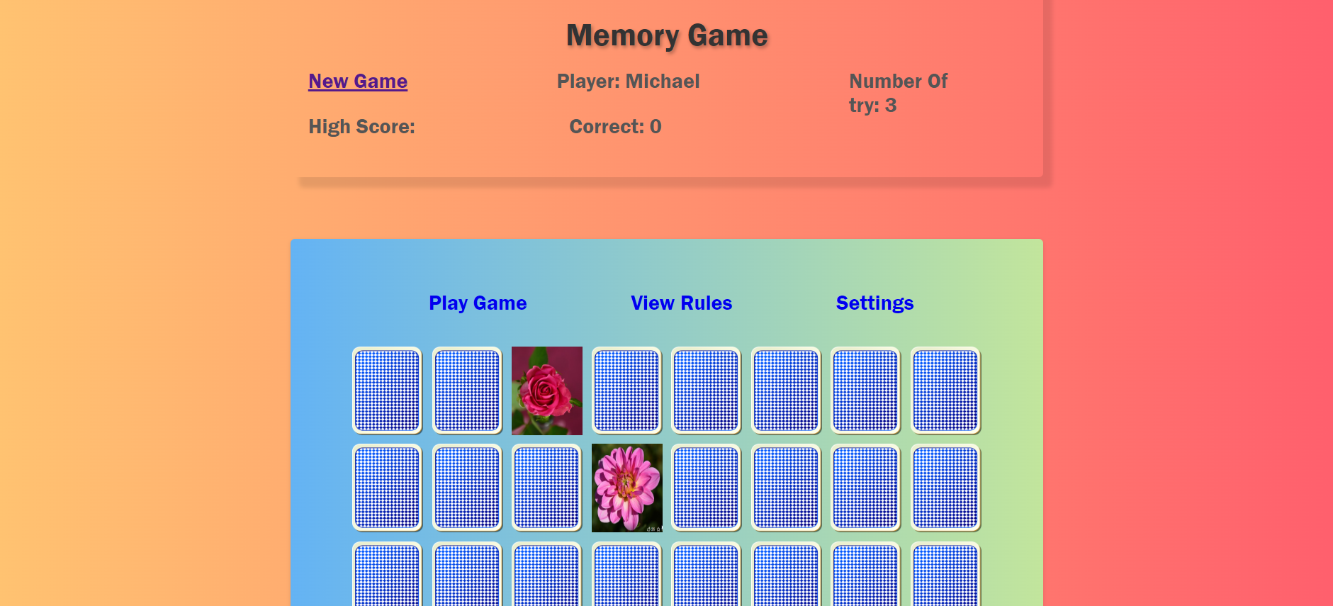 Memory Game